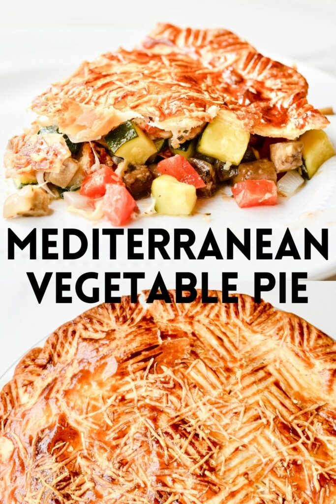 Mediterranean Vegetable Pie - perfect recipe for vegetarians - so full of flavor and make ahead friendly!