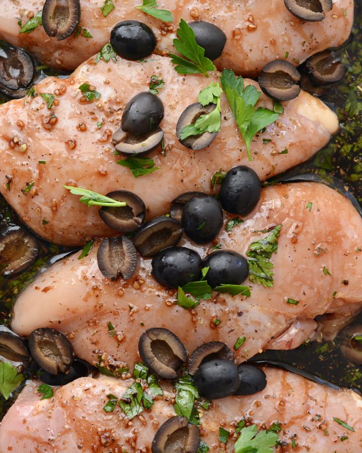 Olive and Artichoke Chicken - Prep the night before. Easy enough for a weeknight meal, fancy enough for company!