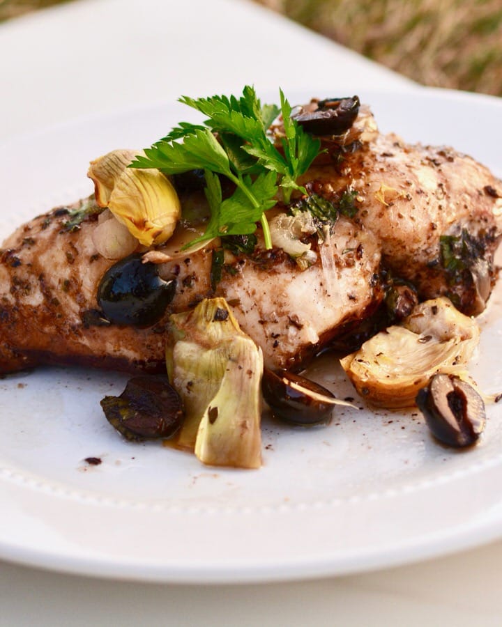 Olive and Artichoke Chicken - Prep the night before. Easy enough for a weeknight meal, fancy enough for company!