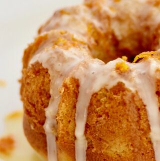 Honey Orange Bundt Cake | No Refined Sugar