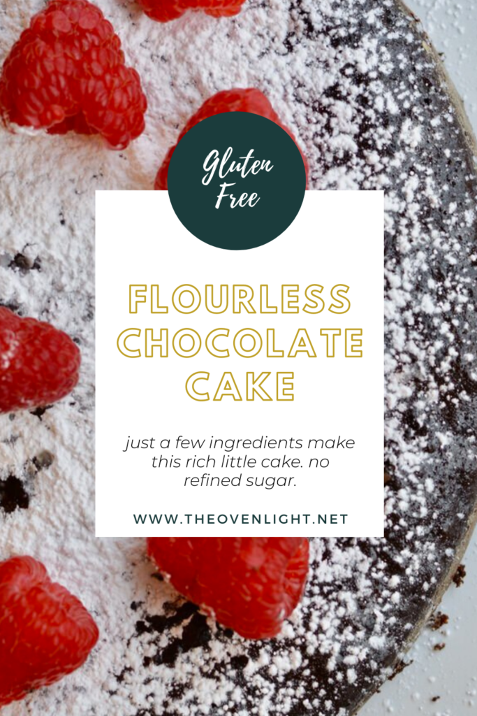 Flourless Chocolate Cake | Simple, natural ingredients, gluten free, refined sugar free and so soft, moist and decadent!