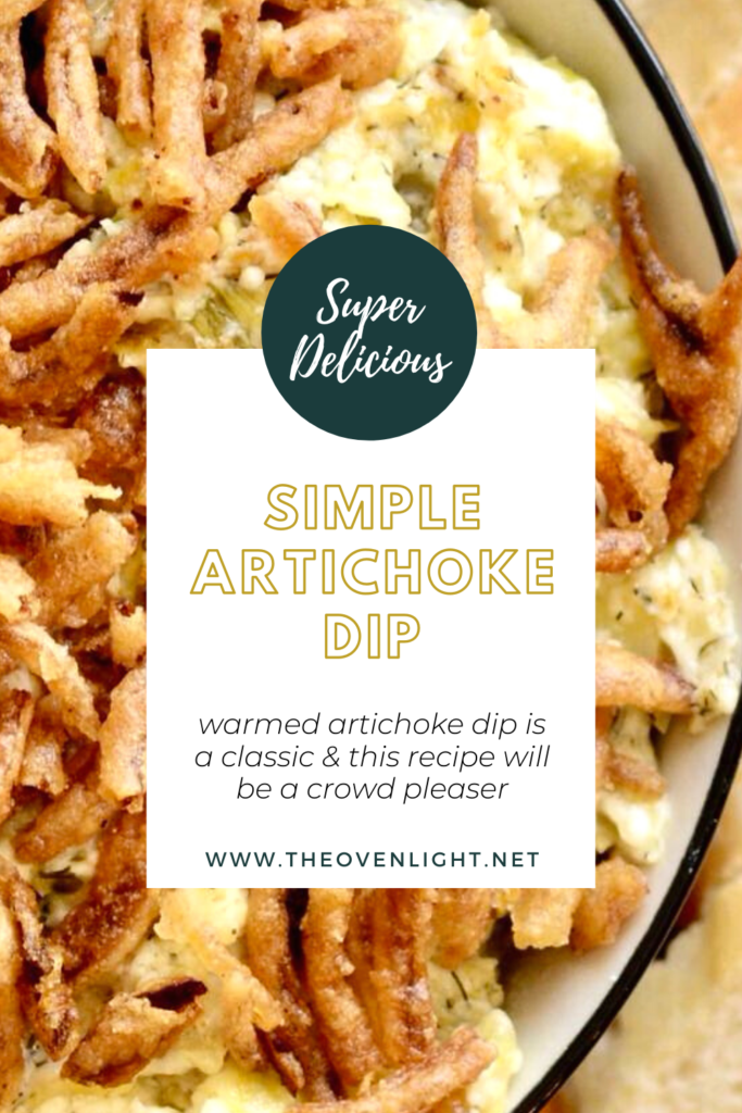 Hot artichoke dip appetizer. Perfect for every gathering! Easy and so creamy! #artichoke #dip #appetizer