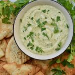 White bean dip with feta - make in a flash and so delicious and nutritious! Change it up for your next party!