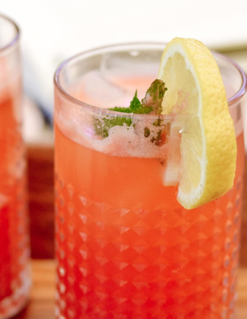 Sparkling watermelon refresher drink to cool you to the core this summer. Deliciously light and perfect for your outdoor summer days.