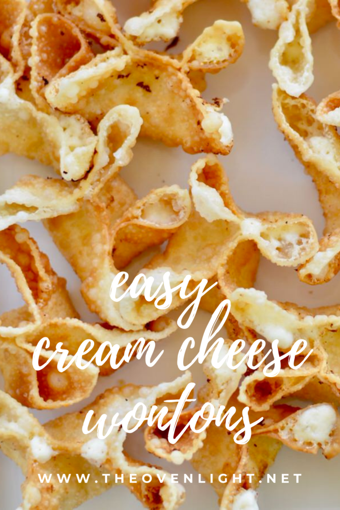 Cream cheese wontons. So easy! So much flavor and so quick to fry up! Great appetizer for any meal! #creamcheese #wontons #fried #easy #appetizer