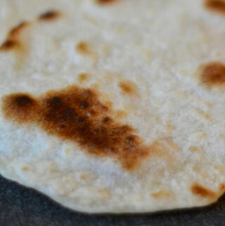 Warm fresh homemade tortillas melt in your mouth with amazing flavor. Worth the little bit of effort.