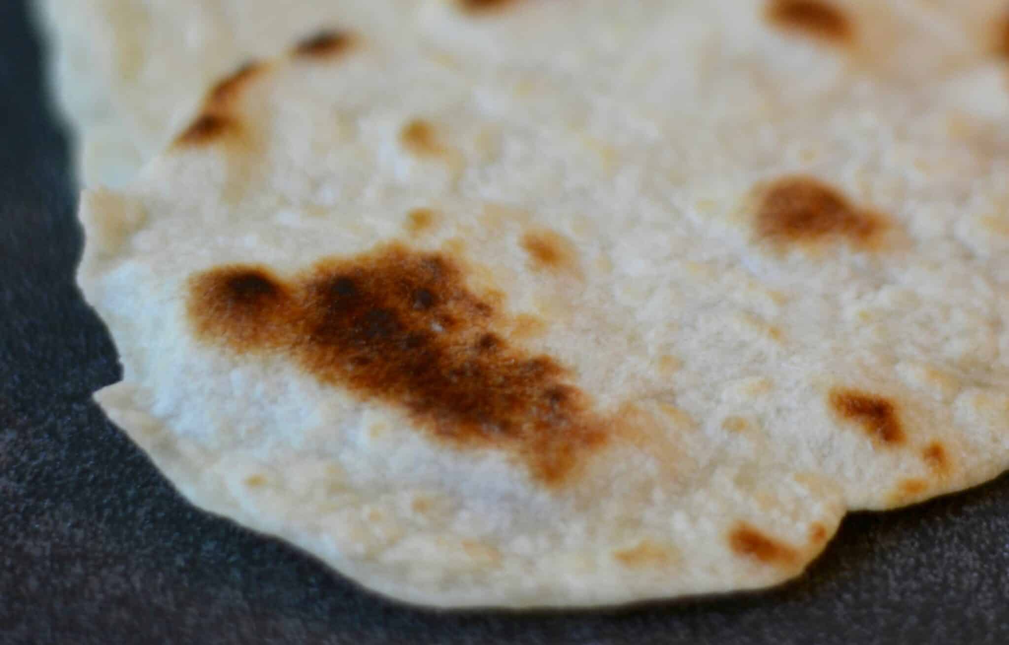 Warm fresh homemade tortillas melt in your mouth with amazing flavor. Worth the little bit of effort.