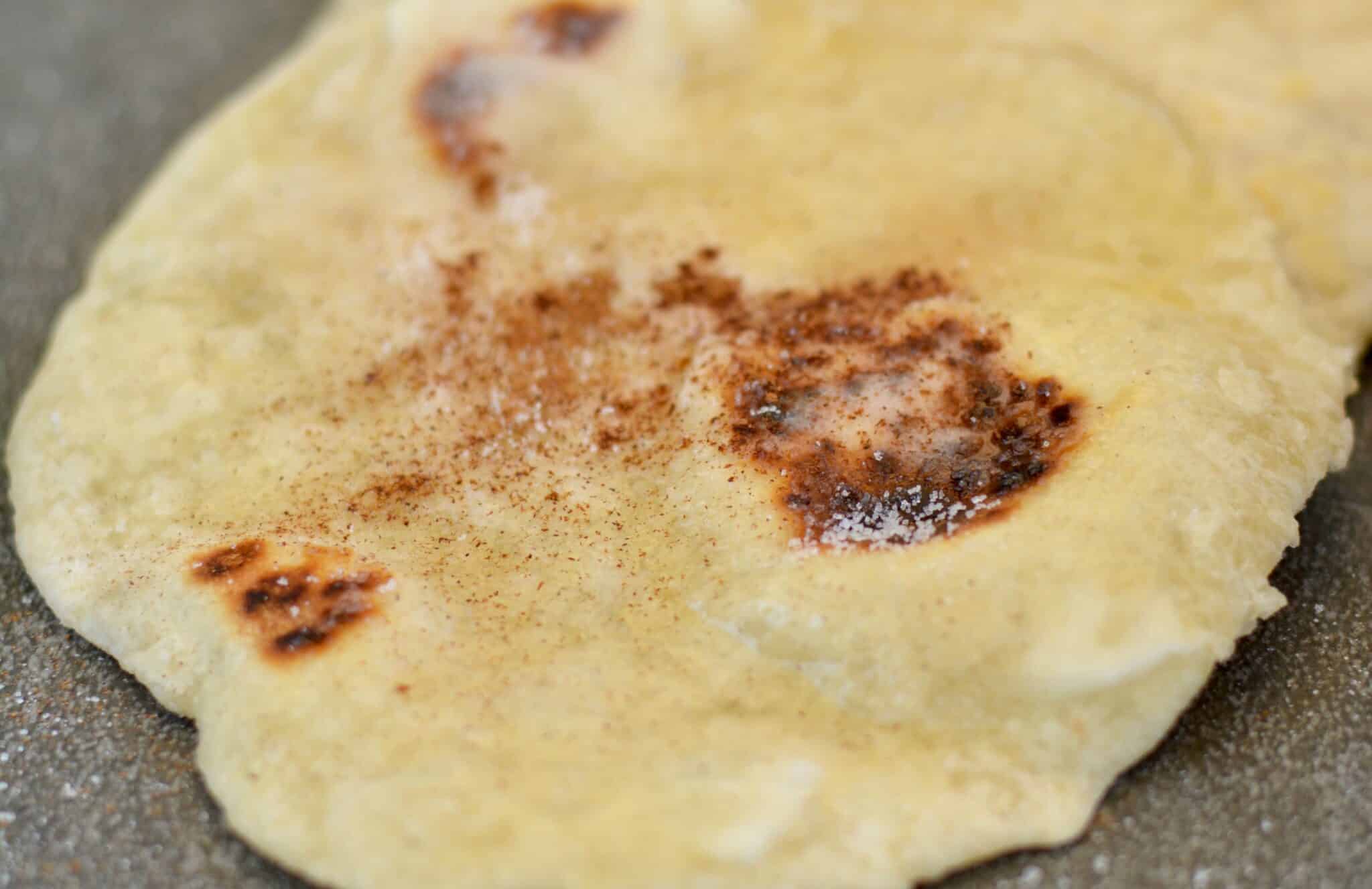 Warm fresh homemade tortillas melt in your mouth with amazing flavor. Worth the little bit of effort.