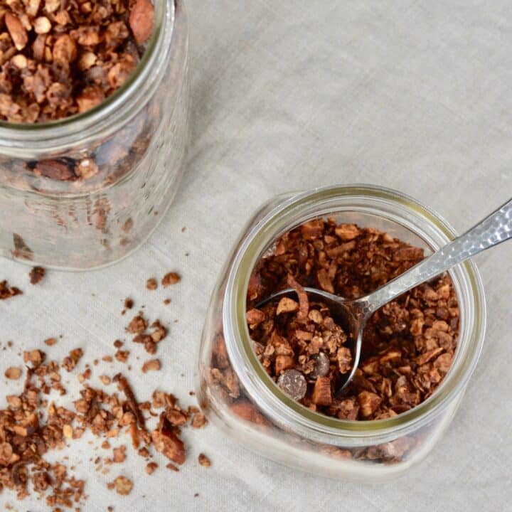 Chocolate Granola With Almonds & Chocolate Chips | The Oven Light