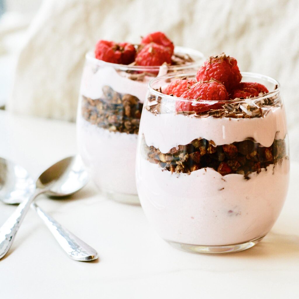 Raspberry Chocolate Parfait