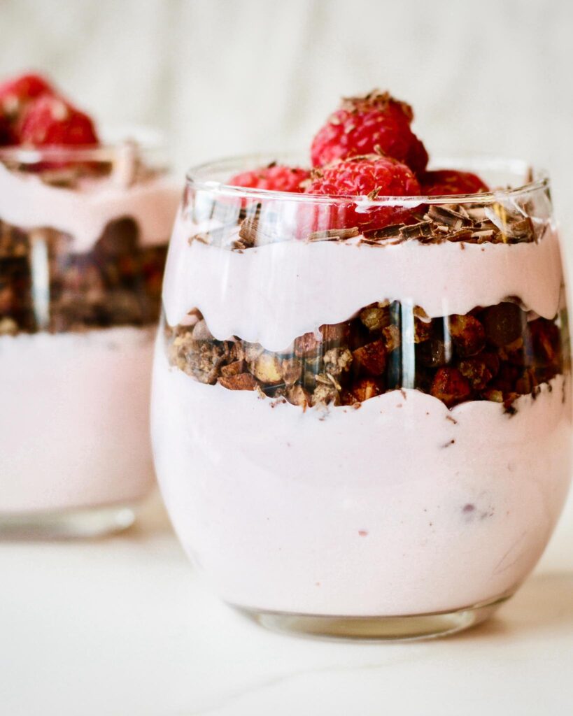 Raspberry Chocolate Parfait