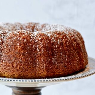 Butterscotch Bundt Cake - Amazing bundt cake for spring or fall. Perfect for Easter. Eat it for breakfast or dessert!