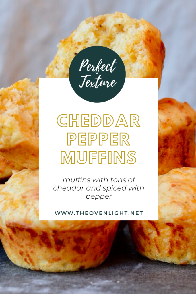 Cheddar Muffins - simple recipe perfect to go with soup this winter. Easy recipe with LOTS of cheddar!