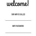 WIFI PASSWORD SHEET FREE PRINTABLE