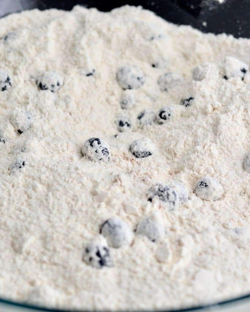 Blueberry Muffin Cake - Perfectly delicious and simple recipe! Goes great with an evening coffee for dessert, or as breakfast! Kids and adults will love it!
