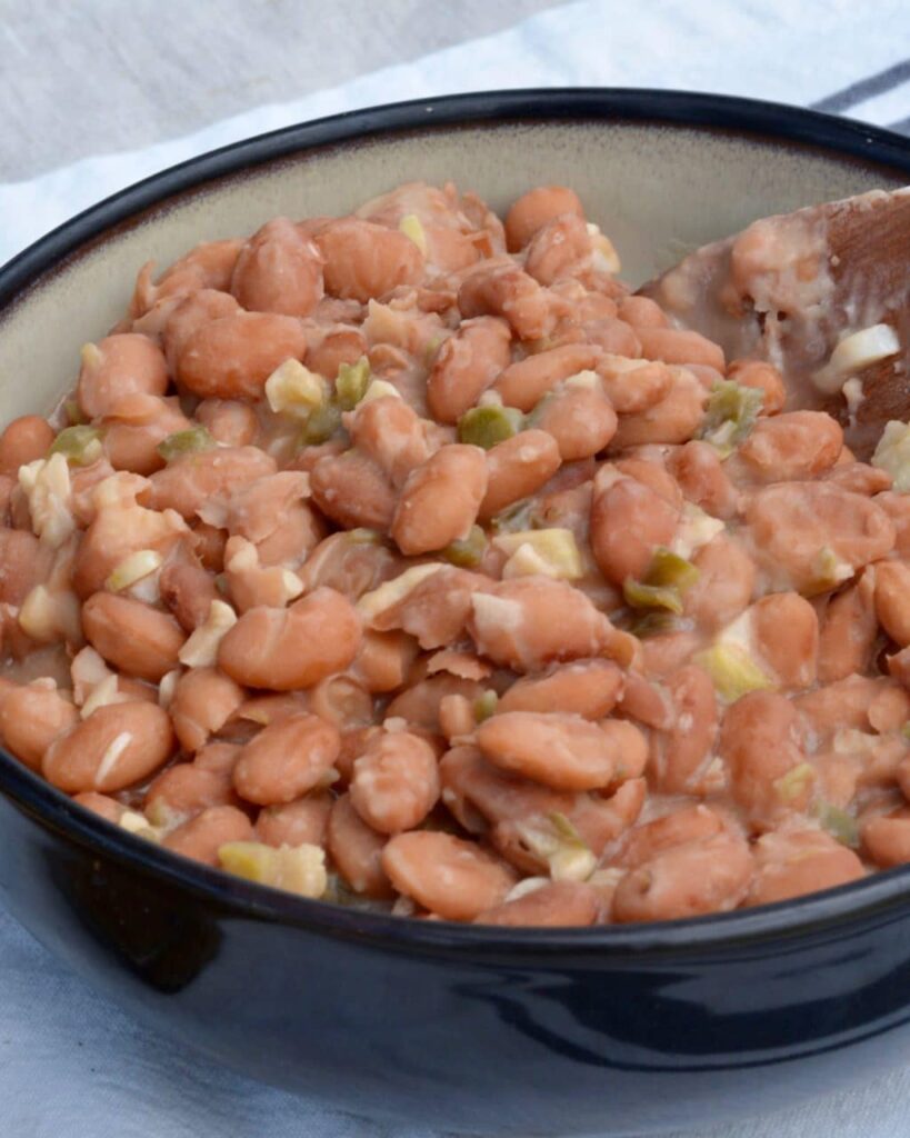 Jalapeno Garlic Pinto Beans - Amazing side dish for any Mexican meal