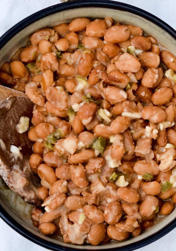 Jalapeno Garlic Pinto Beans - Amazing side dish for any Mexican meal