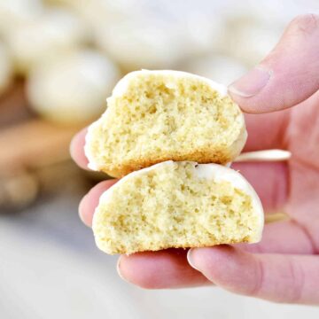 Lemon Almond Cake Cookies