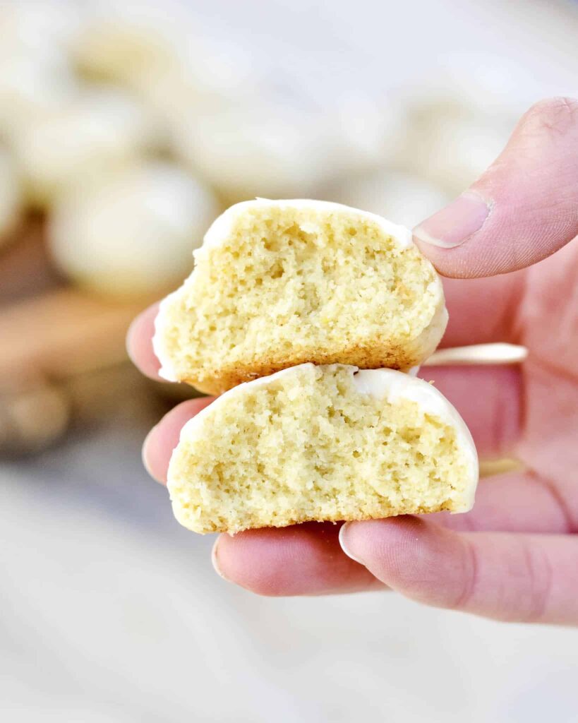 Lemon Almond Cake Cookies