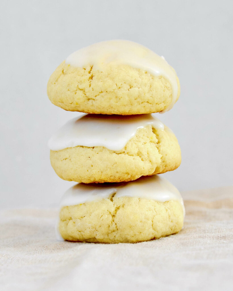 Lemon Almond Cake Cookies