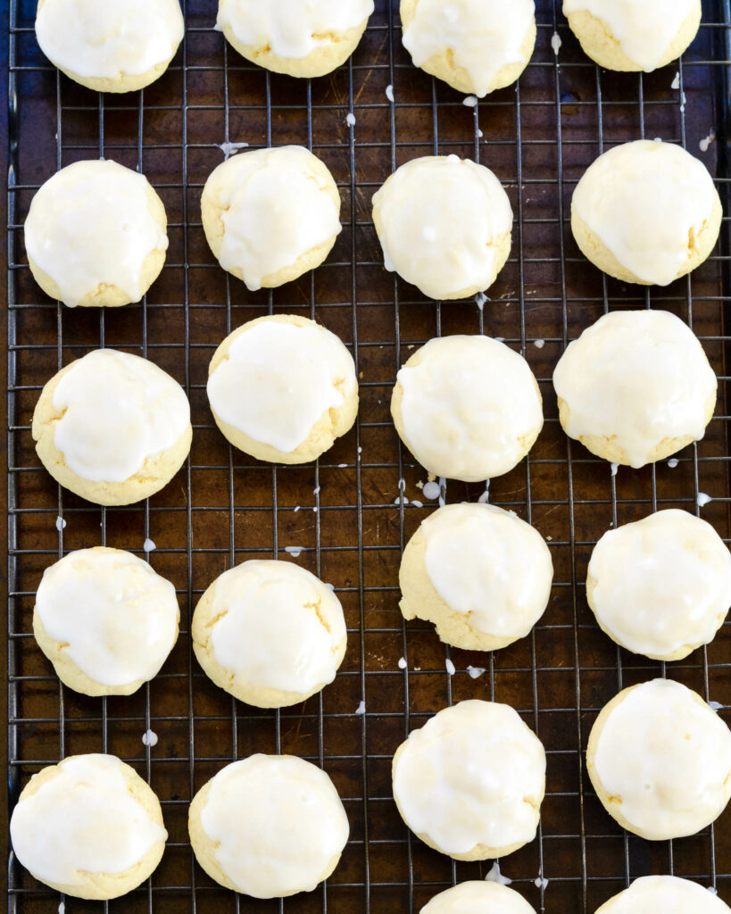 Lemon Almond Cake Cookies