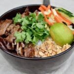 Pork Noodle Bowls | Vietnamese Bun bowls. Make ahead recipe, completely gluten free, celiac friendly recipe. And SO delicious!