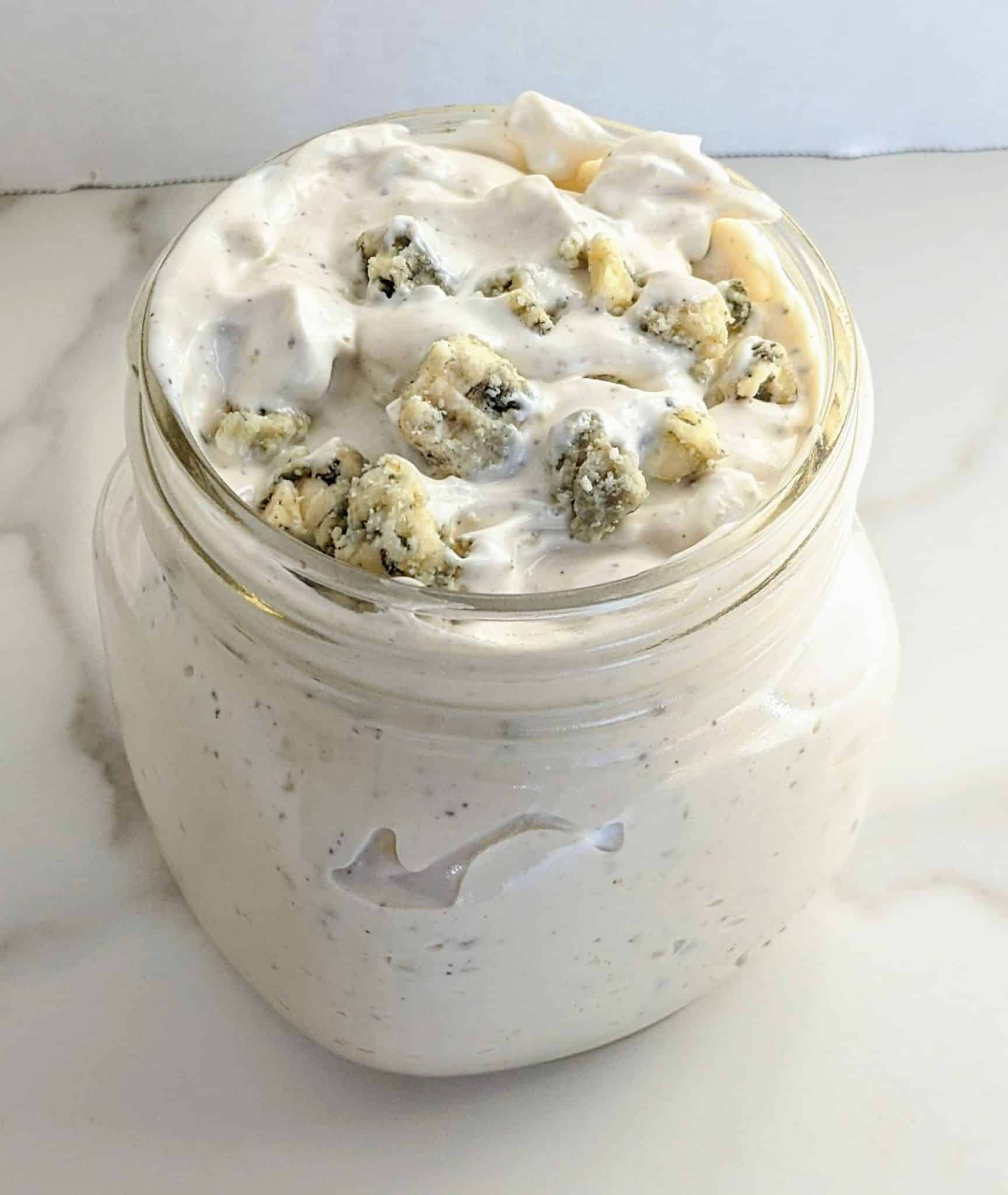 The BEST homemade Blue Cheese Dressing and Dip. A secret ingredient