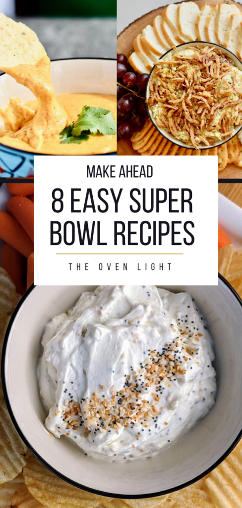 8 Easy Super Bowl Recipes | Make Ahead dips, burgers, sliders and pizza. Amazing and simple recipes for the big game!