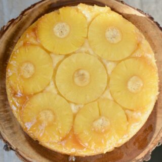 Gluten Free Vegan Pineapple Upside Down Cake