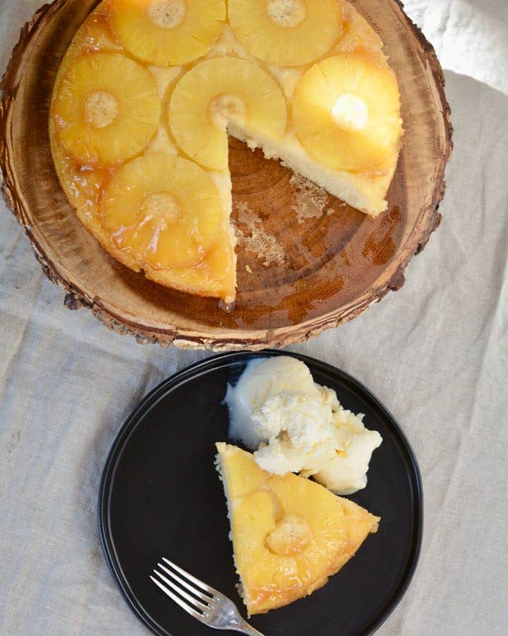 Gluten Free Vegan Pineapple Upside Down Cake