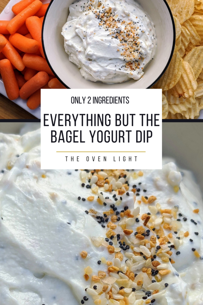 Everything but the Bagel Yogurt Dip - 2 ingredients and 2 minutes to this fantastic little dip. Goes great with chips, fries, veggies or on a sandwich! Plus, it's healthy!