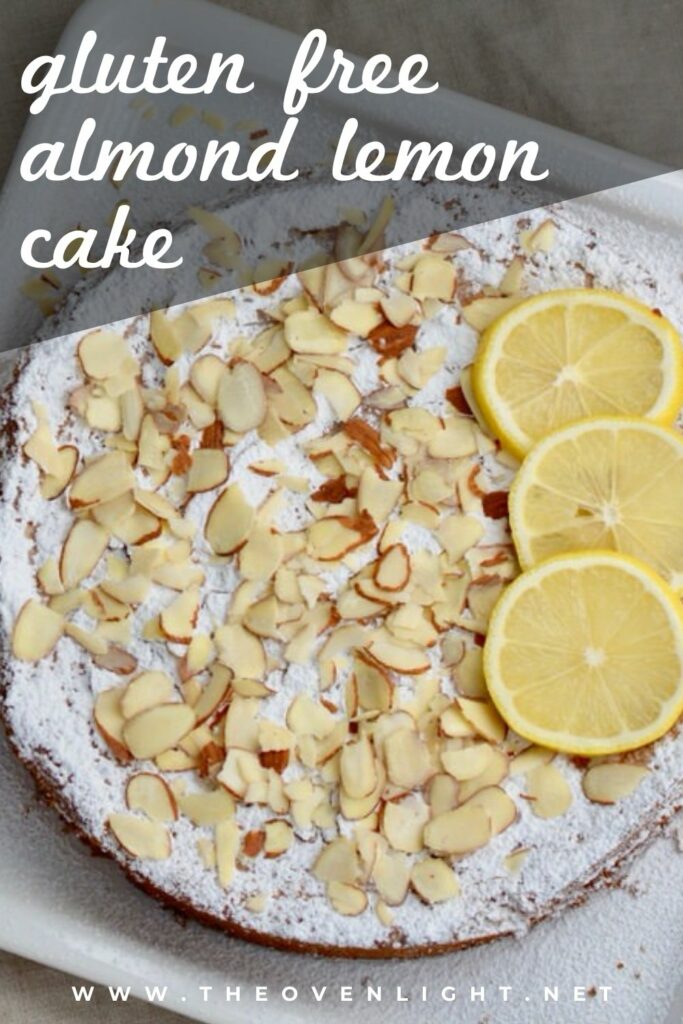 Lemon Almond Cake | Gluten Free, delicious and only 5 ingredients. #glutenfree #almondflour #lemoncake