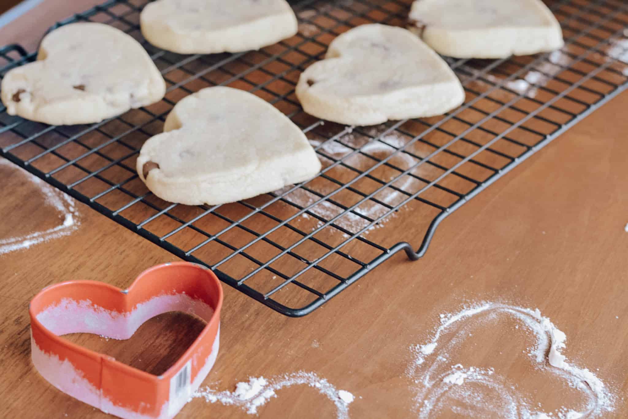 Butter cookies with mini chips 11 the oven light
