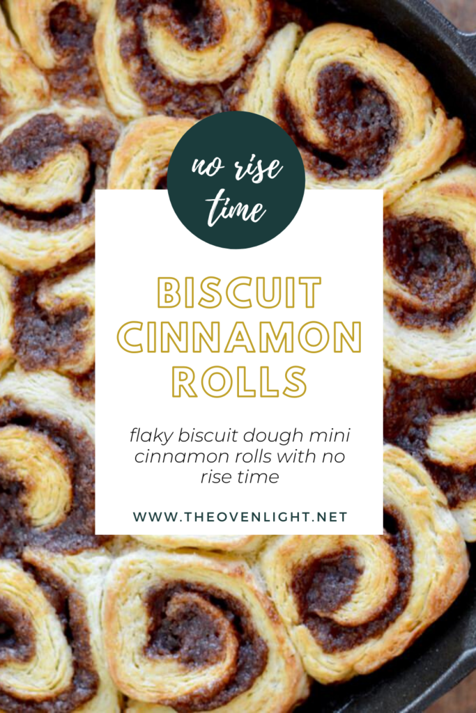 Mini Biscuit Cinnamon Rolls | Super quick recipe with no rise time. Perfectly flaky, full of cinnamon and sugar and covered in icing perfection!