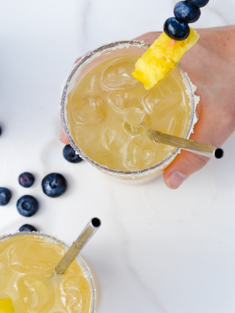 Pineapple Tom Collins | Incredibly sweet and simple recipe.