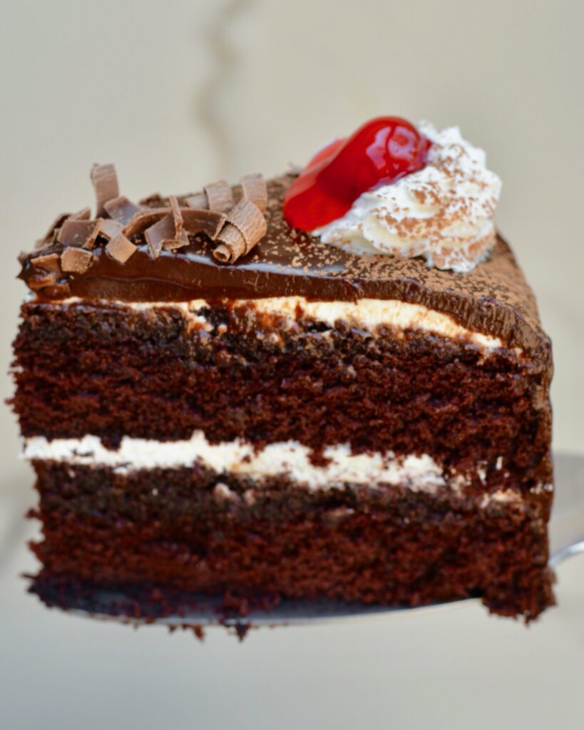 Black Forest Cake Recipe | Super Rich and Super Easy. Made extra flavorful with a pudding mix, and chocolate ganache.