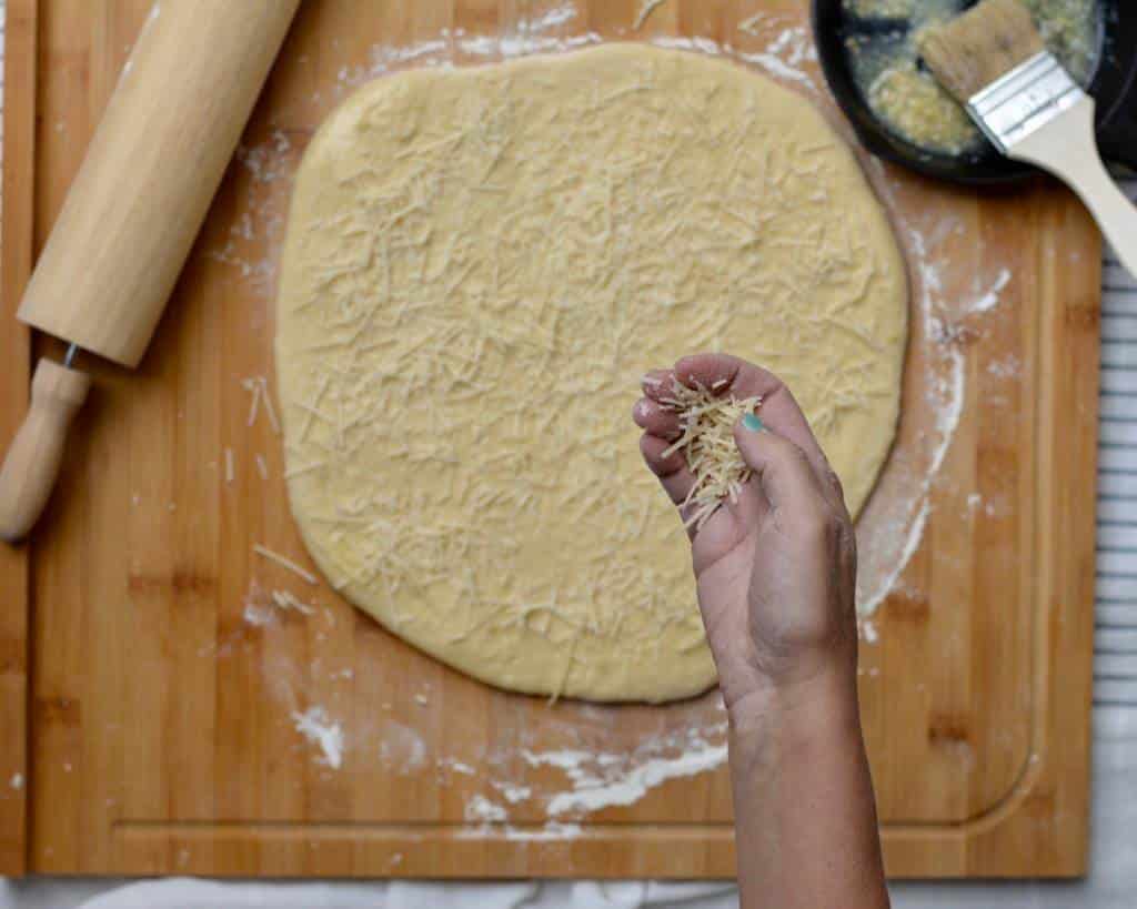 Homemade Crescent Rolls filled with parmesan | perfectly soft and delicious