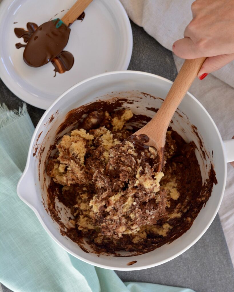 Marble Cookies | Simple twist on a classic holiday cookie—delicious all year round! Soft and so chocolatey.
