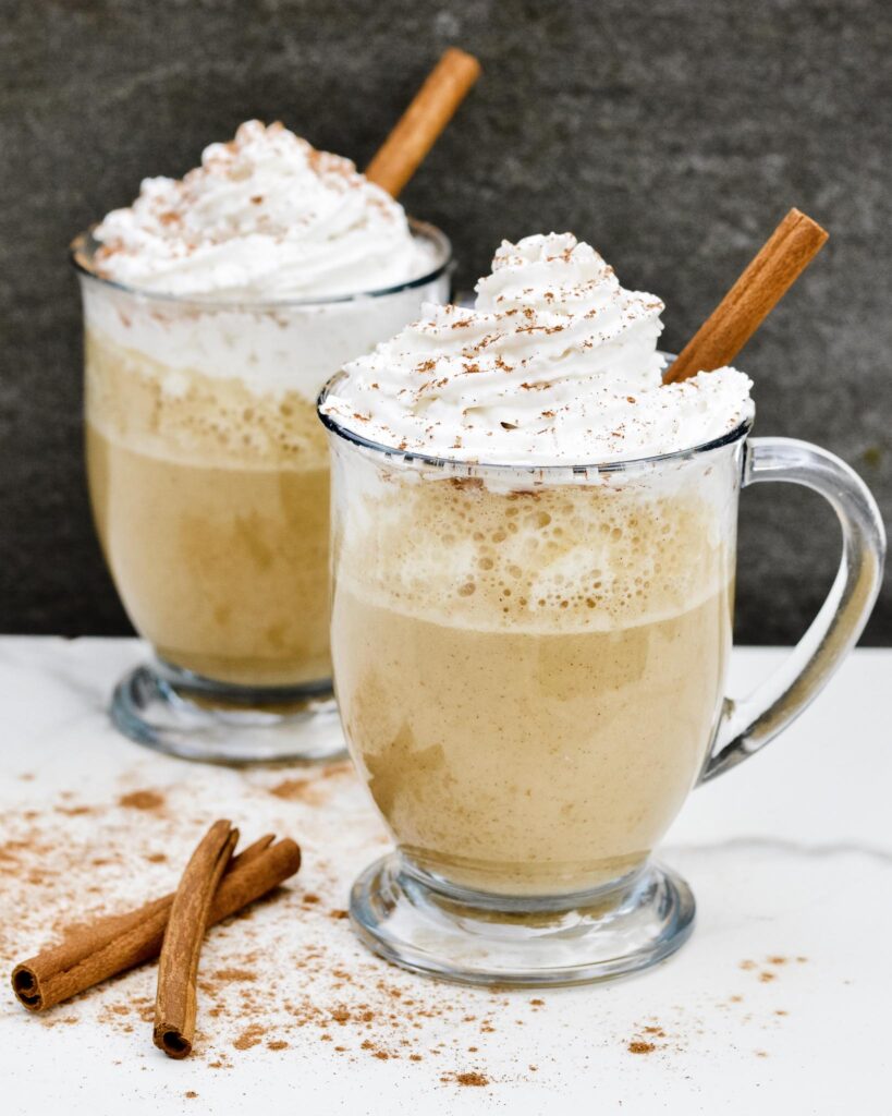 Homemade Pumpkin Spice Milk recipe - Like a pumpkin spice latte, but without the coffee. Also known as a steamer. Creamy, sweet and full of fall flavor. Dairy free or regular options.