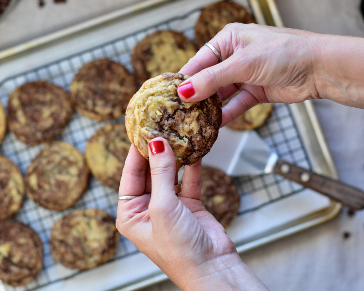 Holding Marble Cookie