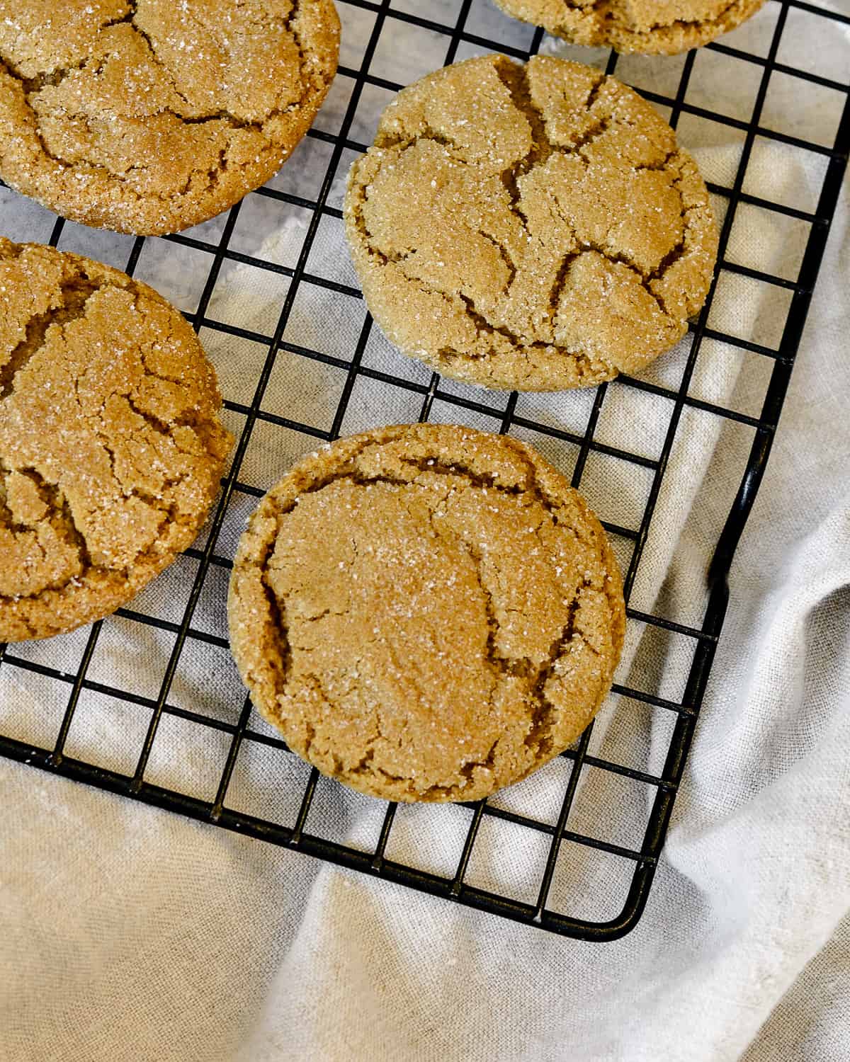 Cookies on cooling rack