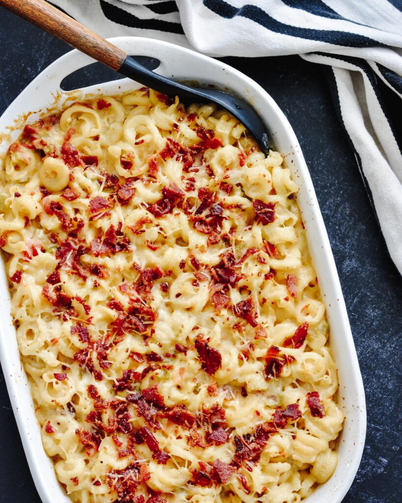 505 Southwestern Hatch Green Chiles Macaroni & Cheese Recipe - The ultimate cheesy pasta with the perfect amount of spice, using 505SW™ Green Chile Sauce.