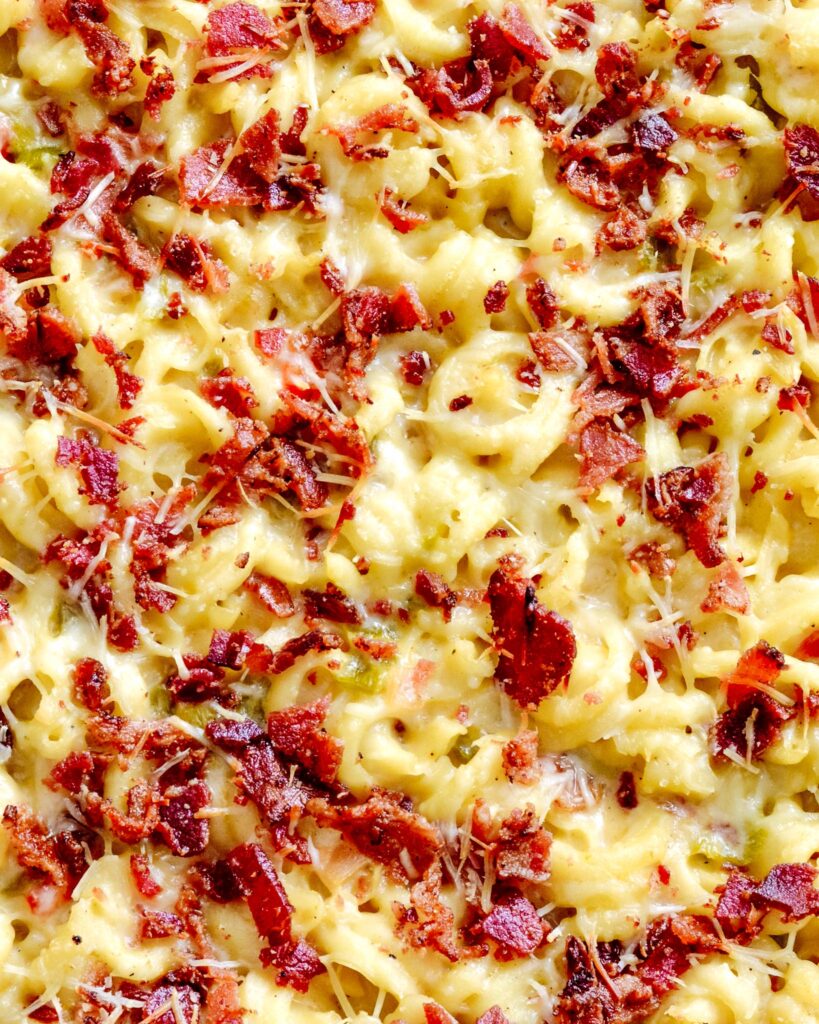 505 Southwestern Hatch Green Chiles Macaroni & Cheese Recipe - The ultimate cheesy pasta with the perfect amount of spice, using 505SW™ Green Chile Sauce.