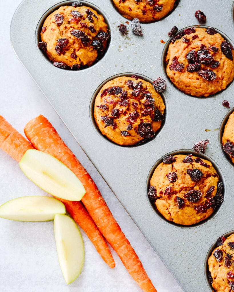 Super Healthy Morning Glory Muffins | carrots, apple, nuts, no refined sugar, gluten free and dairy free. Deliciously moist and a perfect grab and go breakfast.