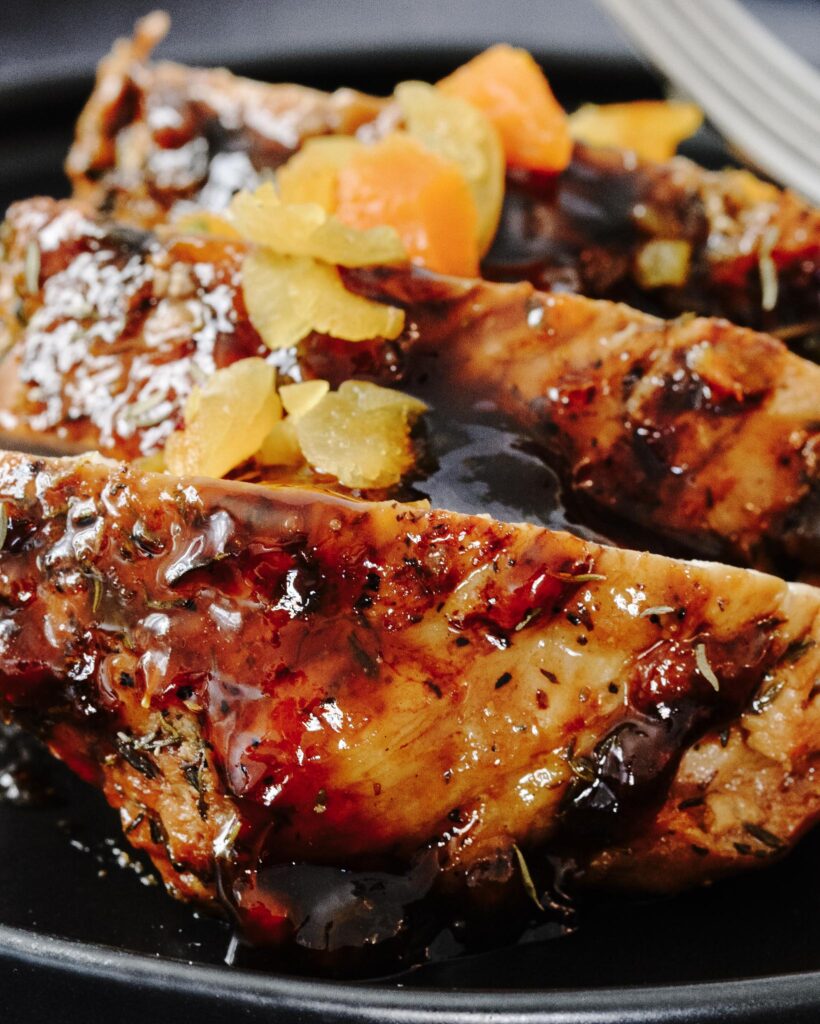 Apricot Balsamic Pork Loin