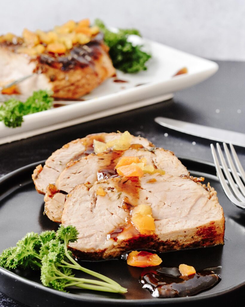 Apricot Balsamic Pork Loin