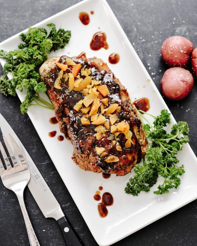 Apricot Balsamic Pork Loin