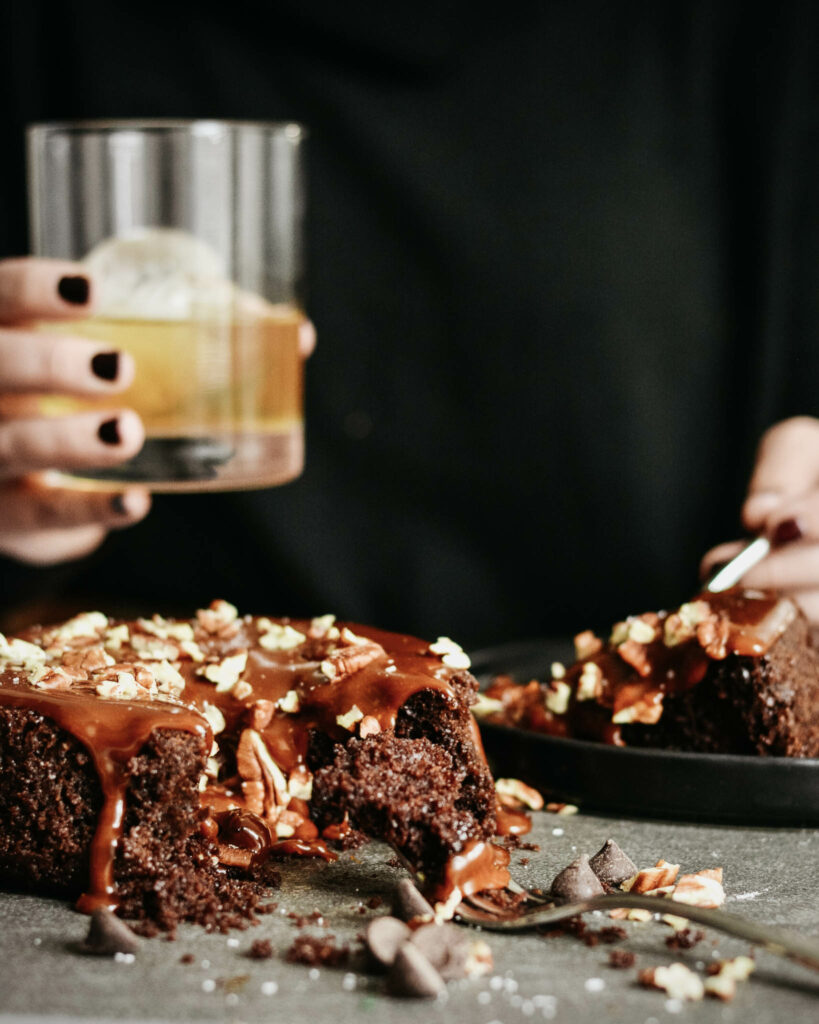 Chocolate Caramel Cake