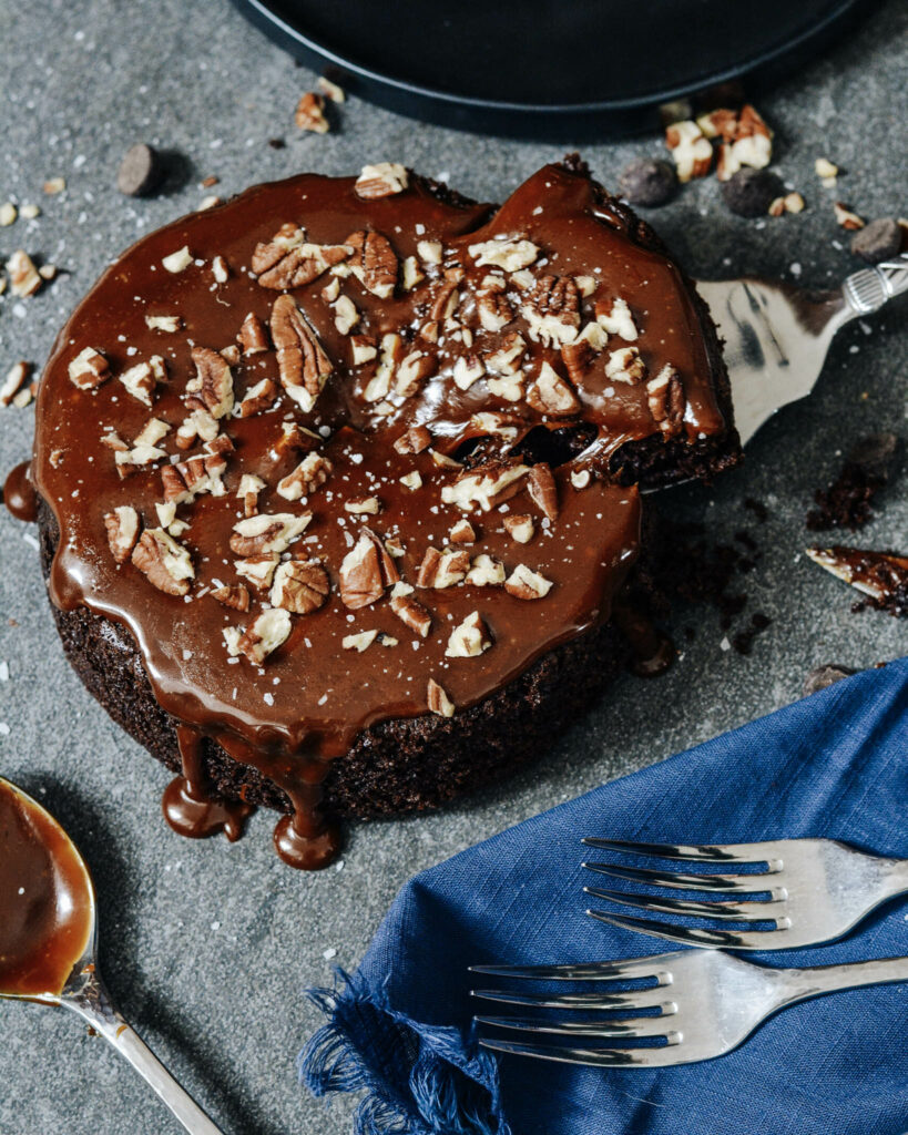 Chocolate Caramel Cake