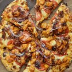 Amazing Buffalo Chicken Pizza | Made with our super popular no-rise time pizza dough and topped with a perfect combination of toppings. Simple weeknight meal comes together in minutes.